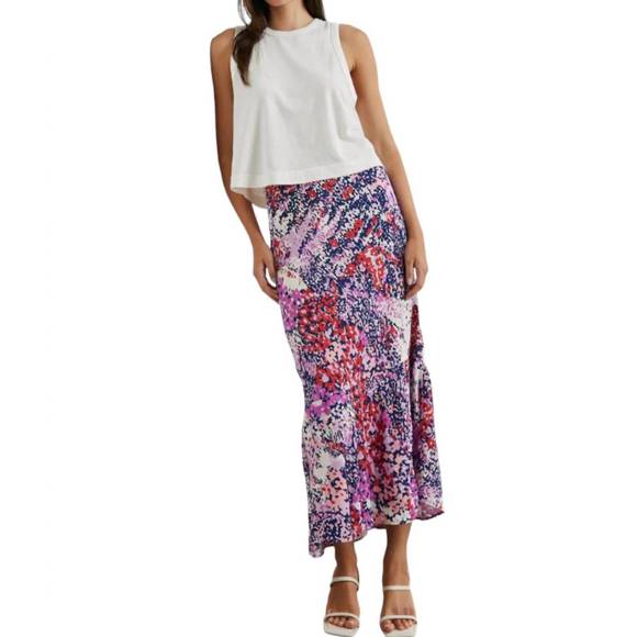 NEW RAILS gala skirt in purple gardenia